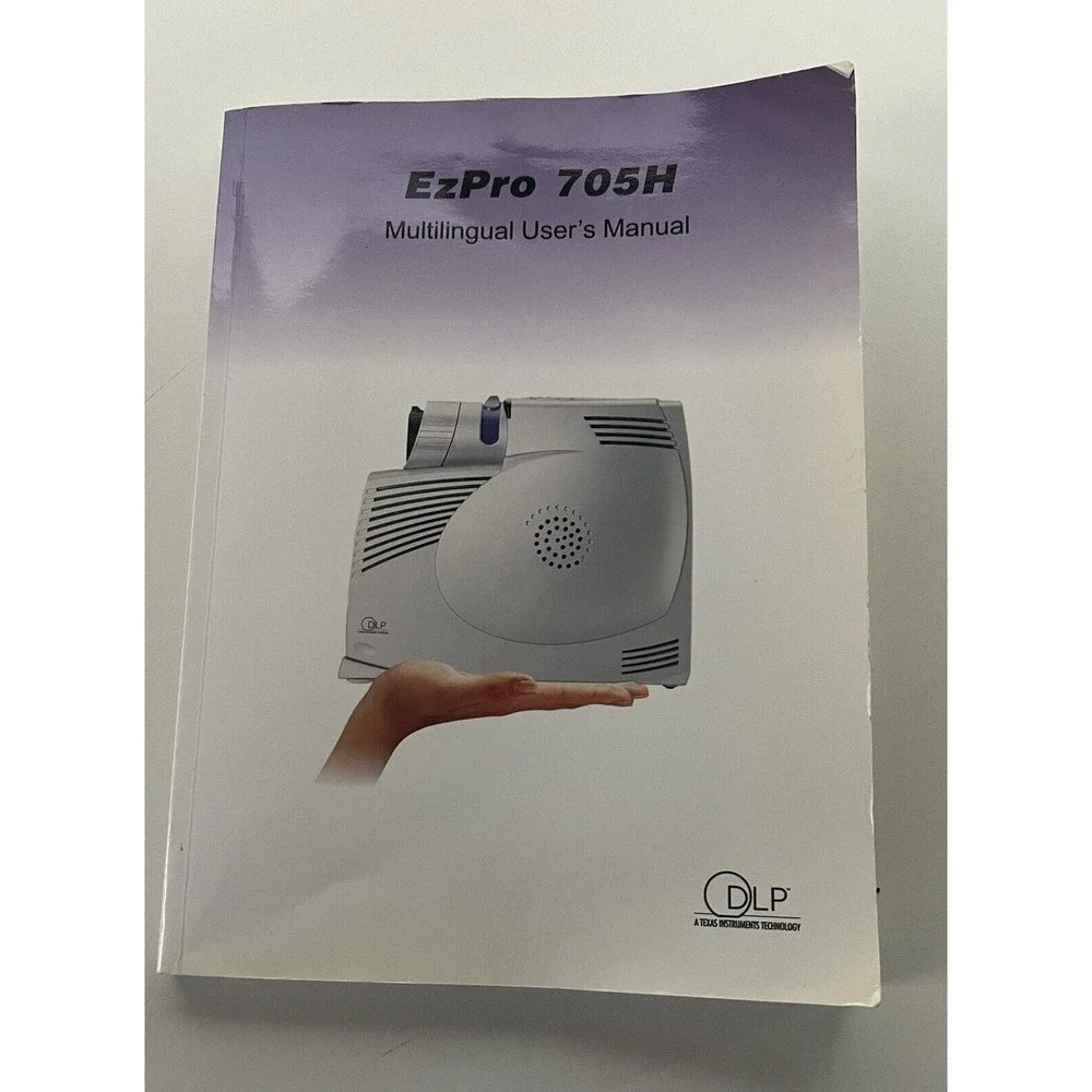 DLP EzPro 750H Multilingual User’s Manual Texas Instruments Technology